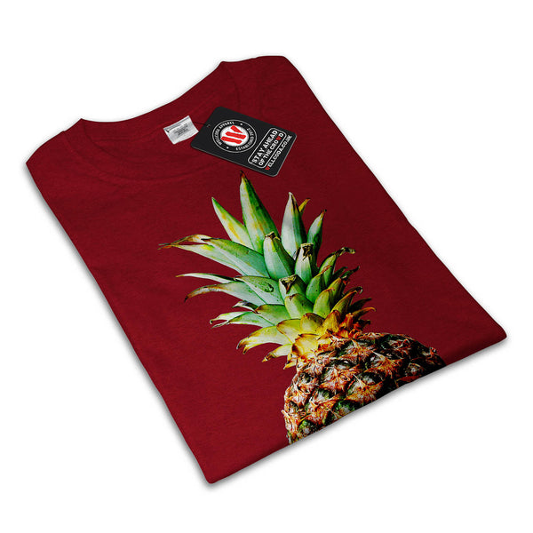 Pineapple Skull Face Womens T-Shirt