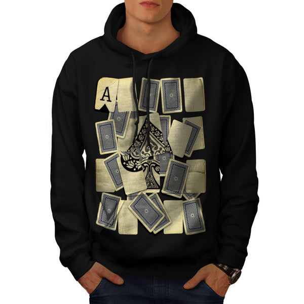 Card Game Play Fun Mens Hoodie