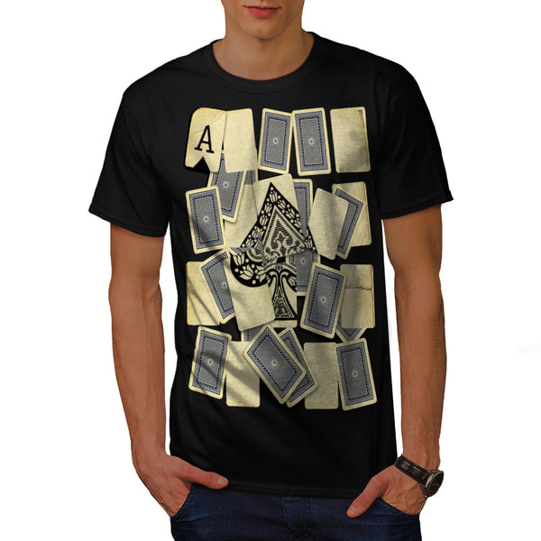 Card Game Play Fun Mens T-Shirt