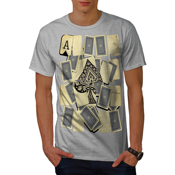 Card Game Play Fun Mens T-Shirt