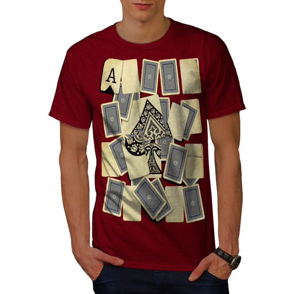 Card Game Play Fun Mens T-Shirt