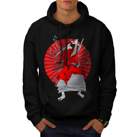 Japan Samurai Art Mens Hoodie
