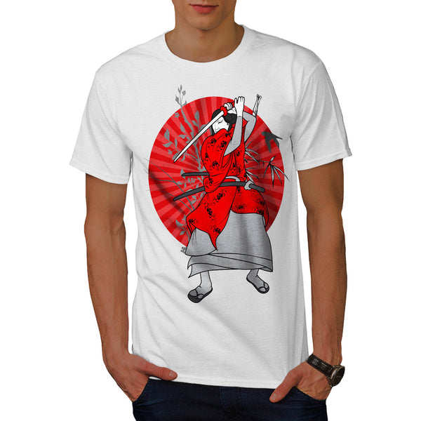 Japan Samurai Art Mens T-Shirt