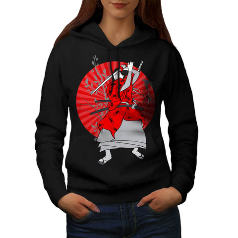 Japan Samurai Art Womens Hoodie