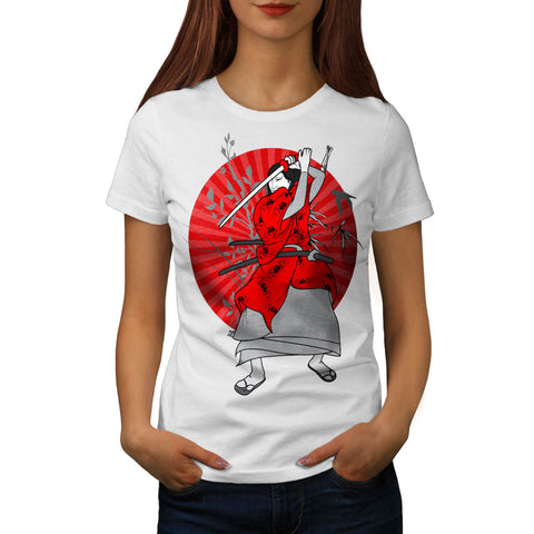 Japan Samurai Art Womens T-Shirt