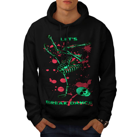 Skull Body Blood Art Mens Hoodie