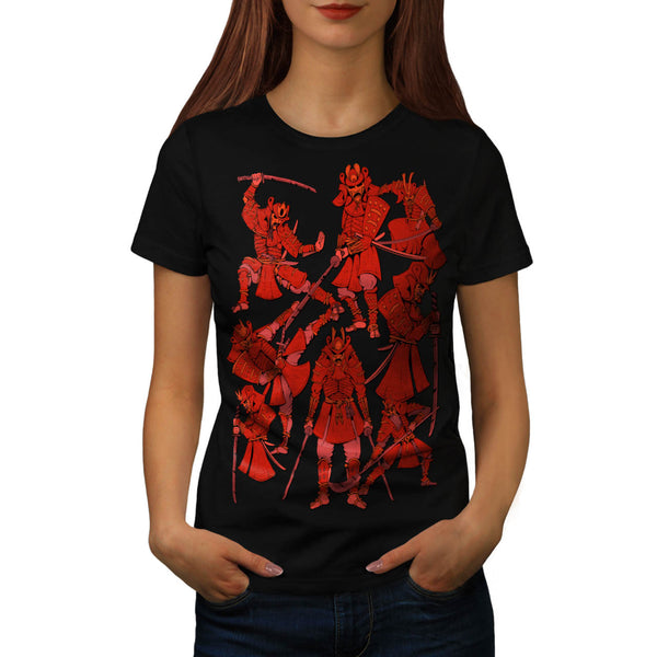 Japanese Samurai Womens T-Shirt