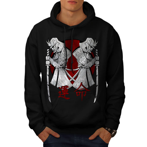 Japan Warrior Art Mens Hoodie