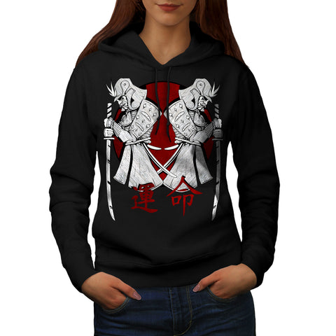 Japan Warrior Art Womens Hoodie