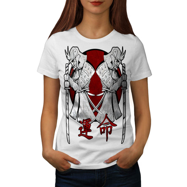 Japan Warrior Art Womens T-Shirt