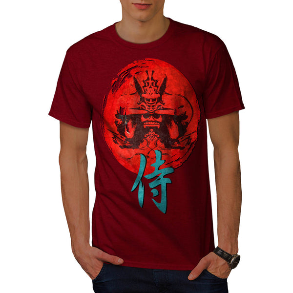 Japanese Red Symbol Mens T-Shirt