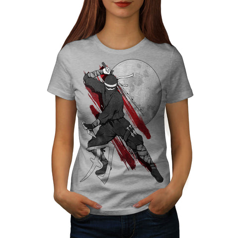 Midnight Samurai Womens T-Shirt