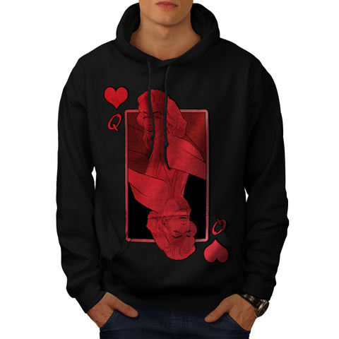 Marilyn Heart Queen Mens Hoodie