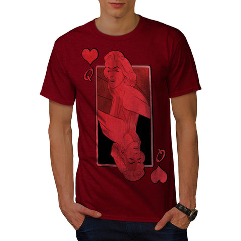 Marilyn Heart Queen Mens T-Shirt