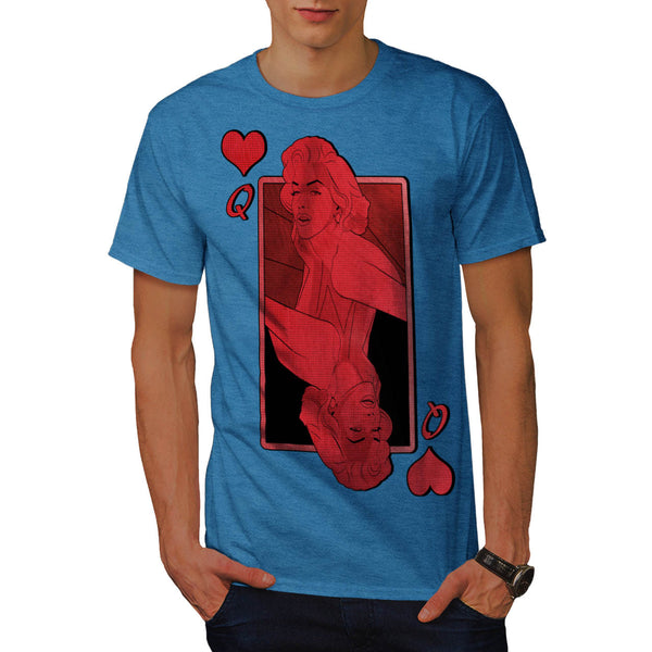 Marilyn Heart Queen Mens T-Shirt