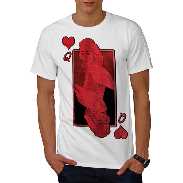 Marilyn Heart Queen Mens T-Shirt