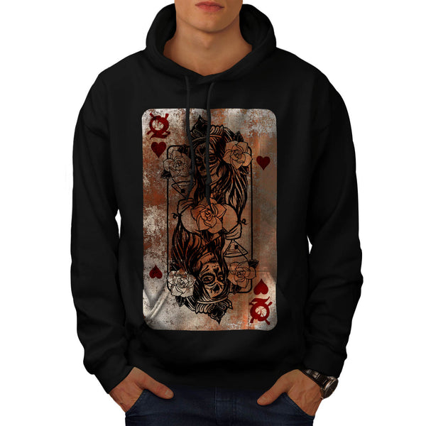 Gothic Heart Queen Mens Hoodie