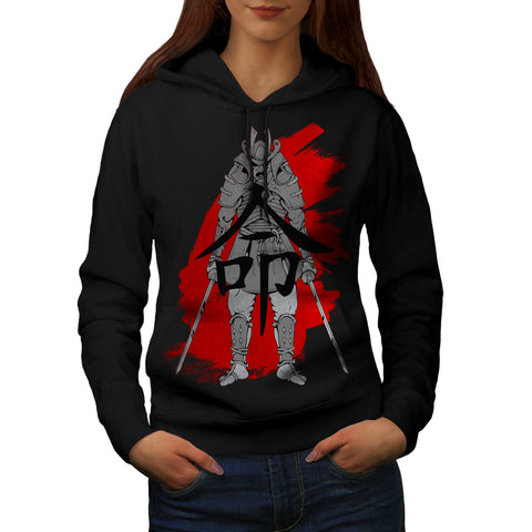 Japanese Warrior Womens Hoodie