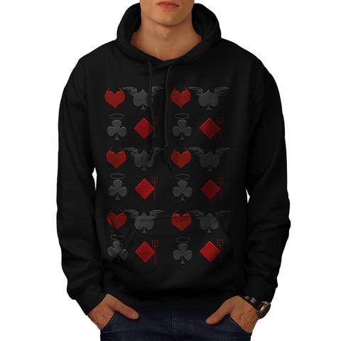 Playing Card Theme Mens Hoodie