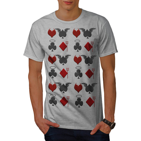 Playing Card Theme Mens T-Shirt