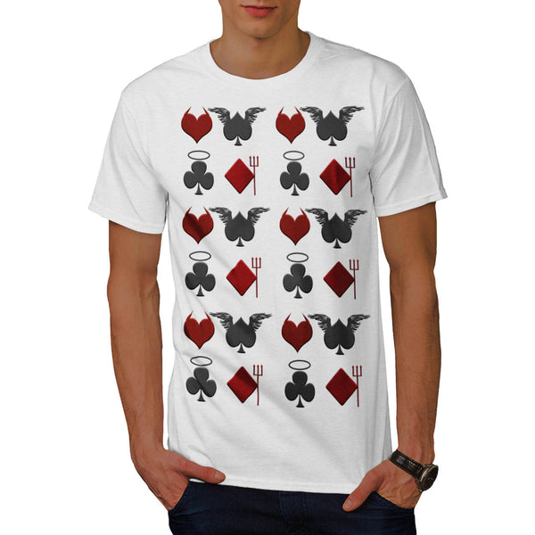 Playing Card Theme Mens T-Shirt