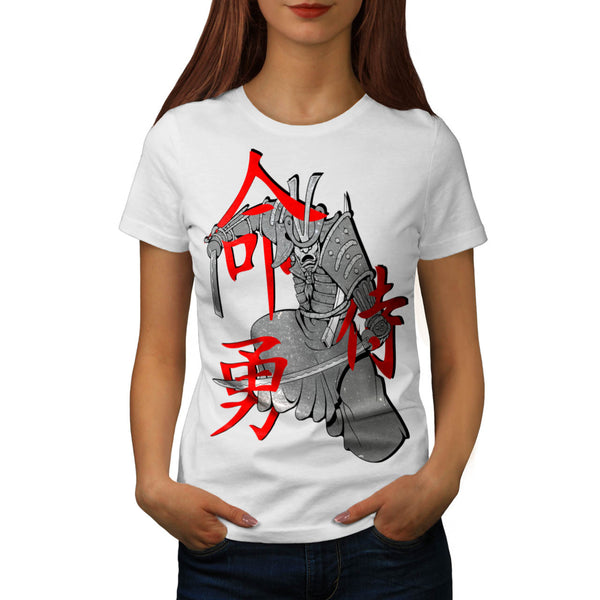 Oriental Samurai Womens T-Shirt