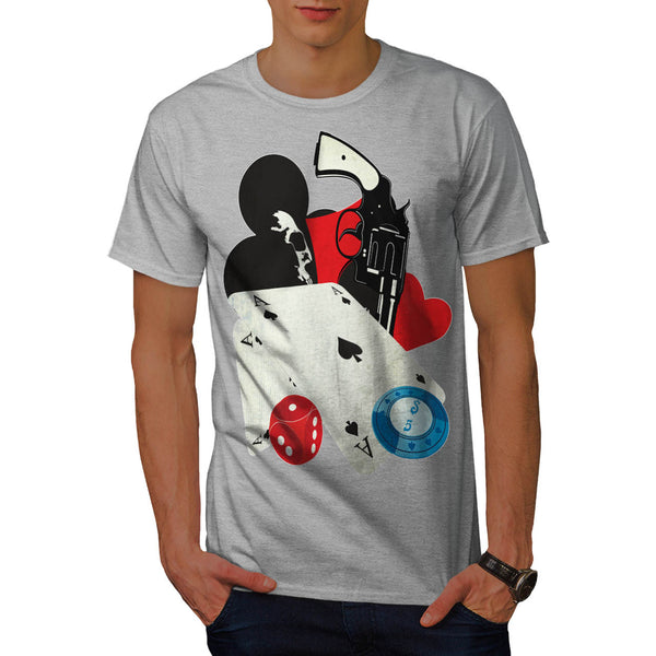 Dangerous Card Game Mens T-Shirt