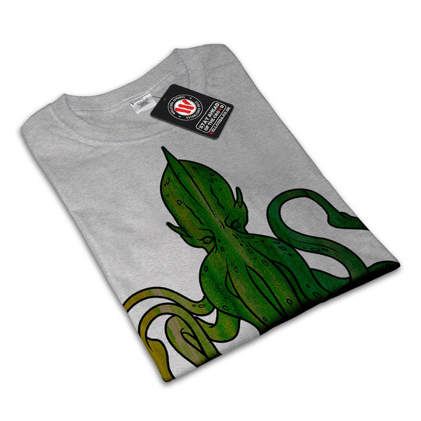 Green Octopus King Mens T-Shirt