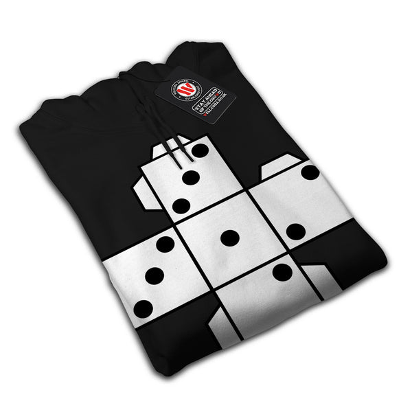 Playing Dice Cross Mens Hoodie