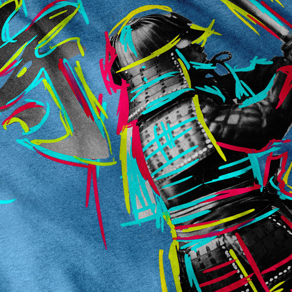 Colourful Samurai Mens T-Shirt