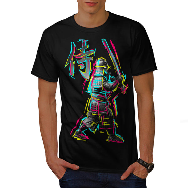 Colourful Samurai Mens T-Shirt