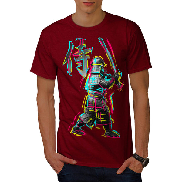 Colourful Samurai Mens T-Shirt