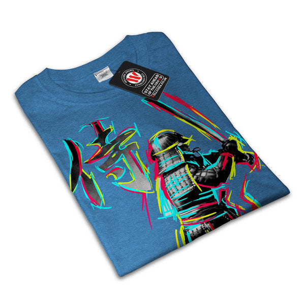 Colourful Samurai Mens T-Shirt