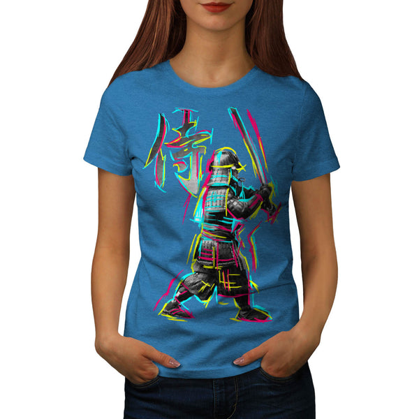 Colourful Samurai Womens T-Shirt
