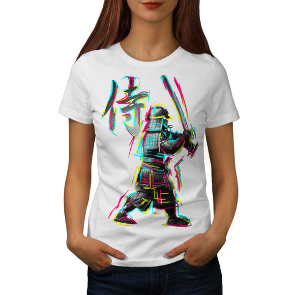 Colourful Samurai Womens T-Shirt