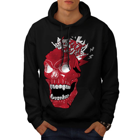 Skull Blood Head Cult Mens Hoodie