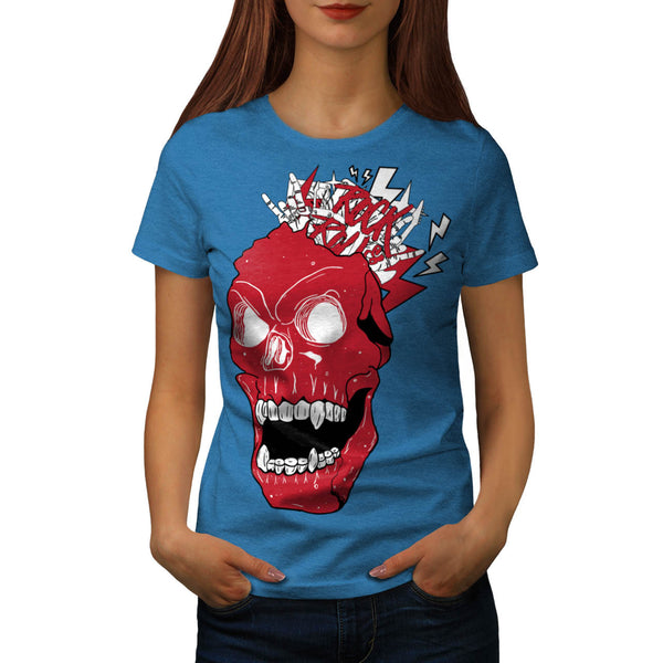 Skull Blood Head Cult Womens T-Shirt