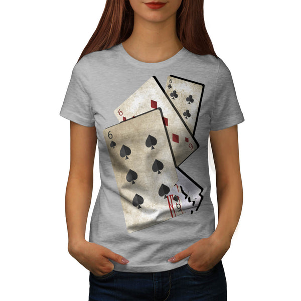 Razor Blade Gamble Womens T-Shirt