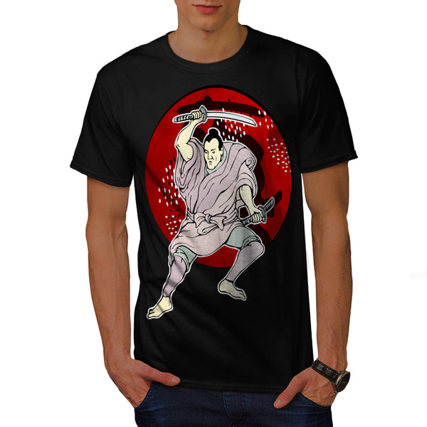 Sword Fighter Pose Mens T-Shirt