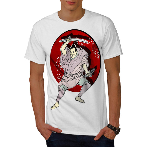 Sword Fighter Pose Mens T-Shirt