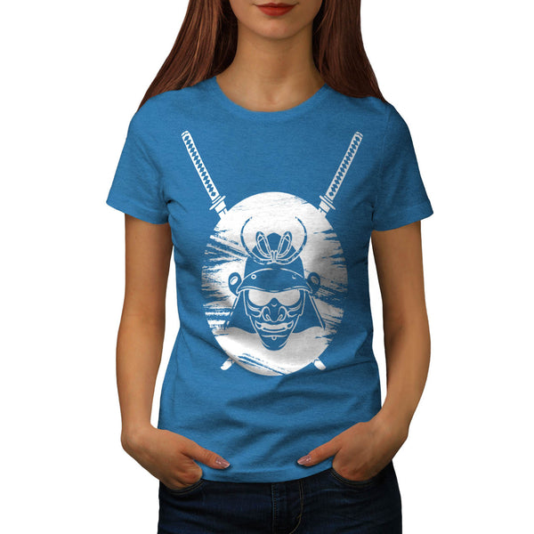 Samurai Sword Emblem Womens T-Shirt