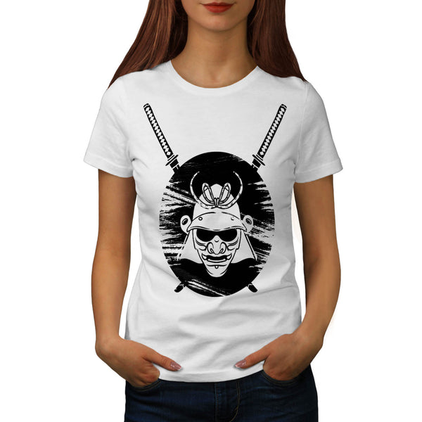 Samurai Sword Emblem Womens T-Shirt