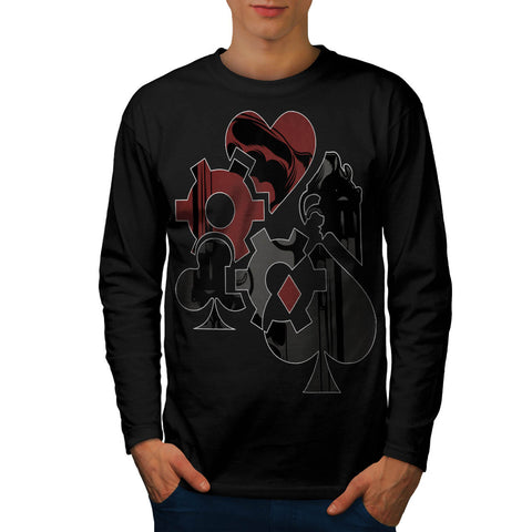 Gangsta Shotgun Game Mens Long Sleeve T-Shirt