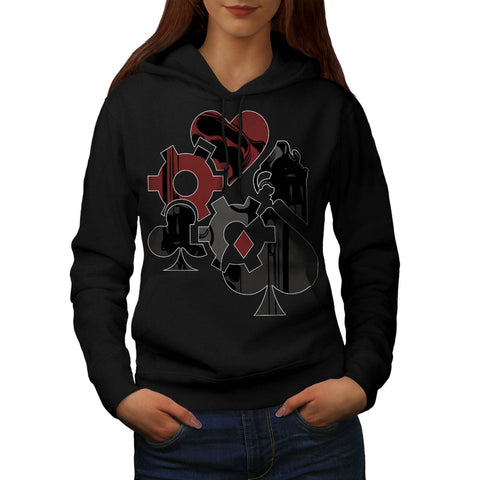 Gangsta Shotgun Game Womens Hoodie