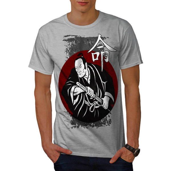 Fierce Samurai Look Mens T-Shirt