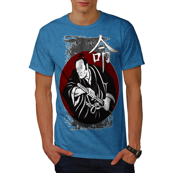 Fierce Samurai Look Mens T-Shirt