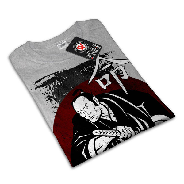 Fierce Samurai Look Mens T-Shirt