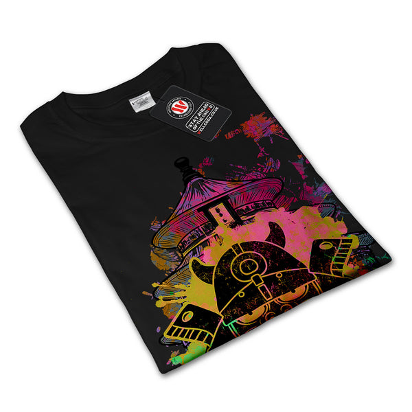 Japanese Sword Mask Womens Long Sleeve T-Shirt