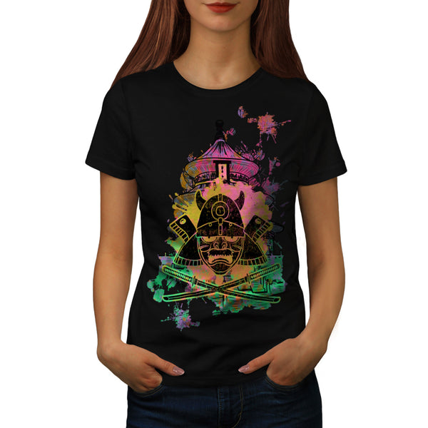 Japanese Sword Mask Womens T-Shirt