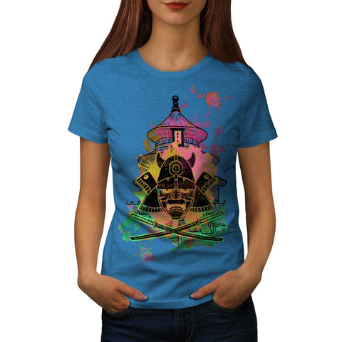 Japanese Sword Mask Womens T-Shirt